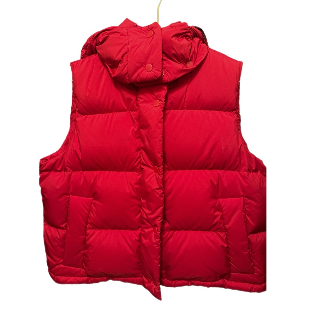 Lululemon Lunar New Year Wunder Puff Cropped Vibrant Red Puffer Vest - Picture 2 of 9